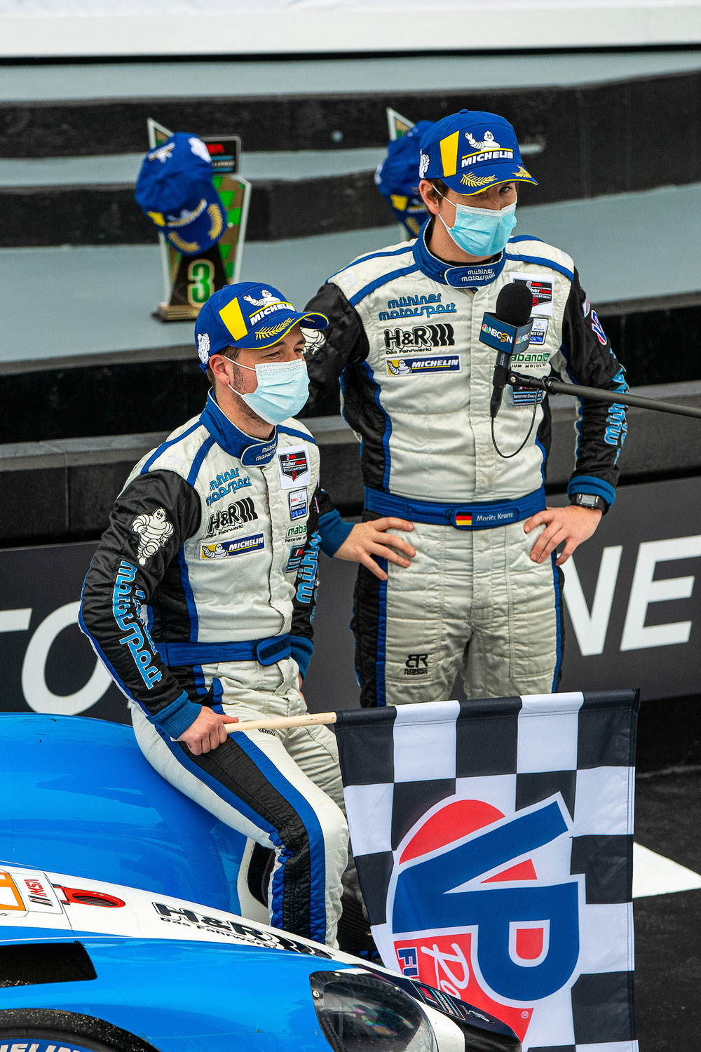 Moritz Kranz auf dem Podium